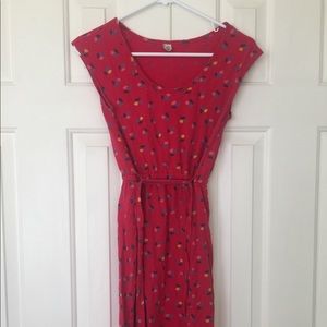 Pink Old Navy dress w/belt.